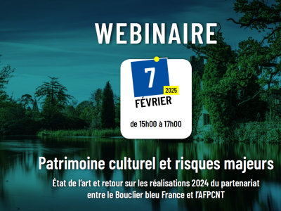 Webinaire "Patrimoine culturel et risques majeurs" partenariat BbF & AFPCNT