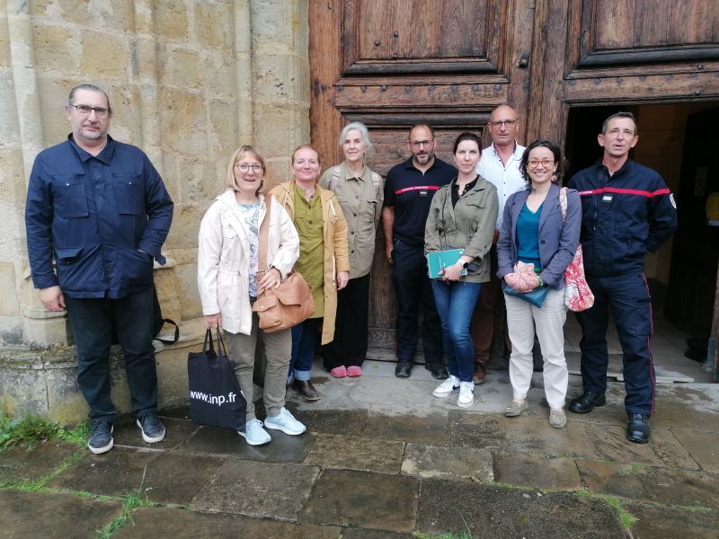 Présentation du plan couplé ETARE/PSBC à la cathédrale Saint Jean-Baptiste d'Aire sur l'Adour